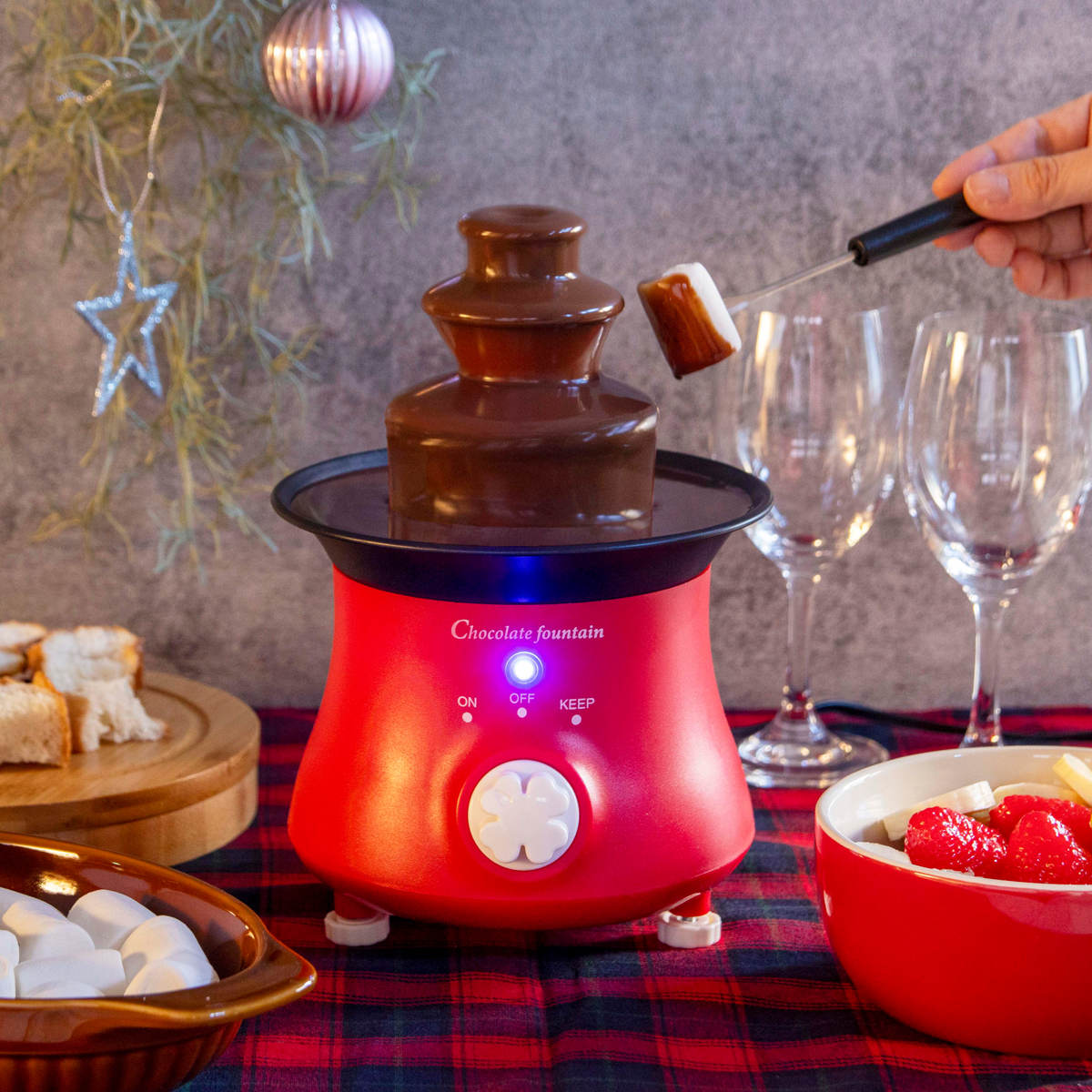 チョコレートファウンテン ステンレススチール製 Amazon.co.jp : 4段の業務用チョコレートファウンテン、ステンレス