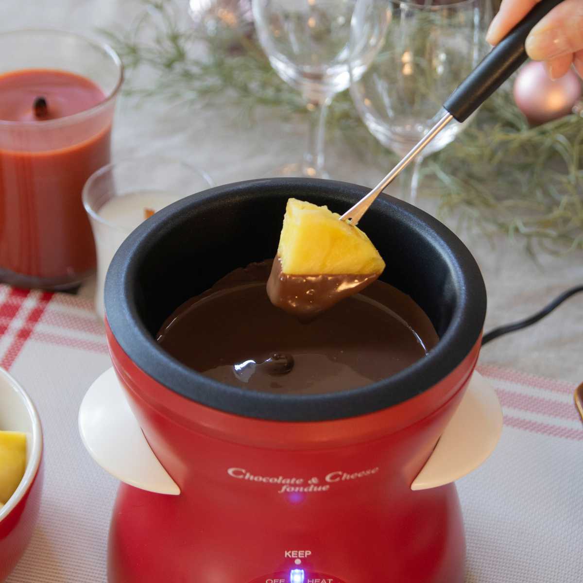 パール金属 フォンデュ鍋 リトルリッチ チーズ＆チョコフォンデュ鍋