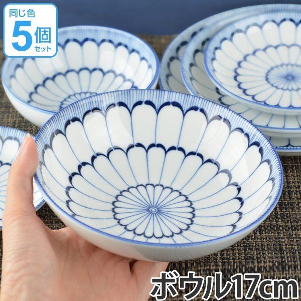 プレート 20cm 美濃焼 洋食器 大輪菊 5枚セット （ 食器 磁器 器 お皿