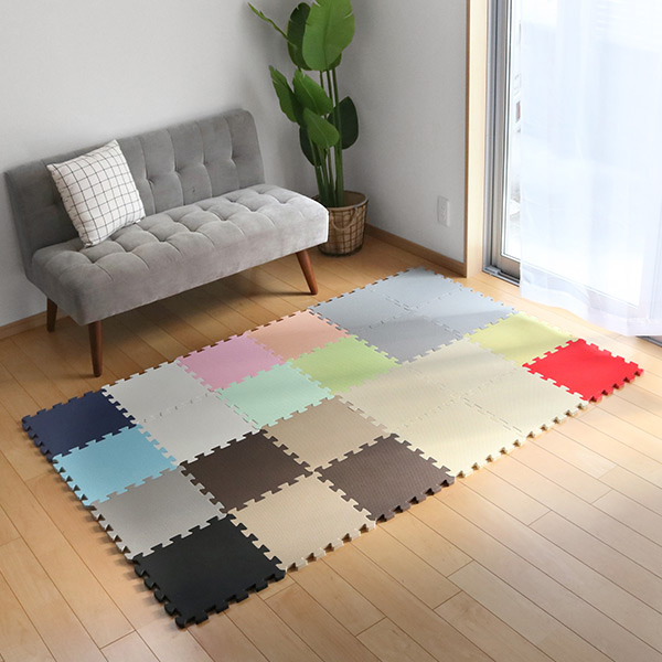 カラージョイントマット 8枚セット 厚さ1.4cm （ マット フロアマット