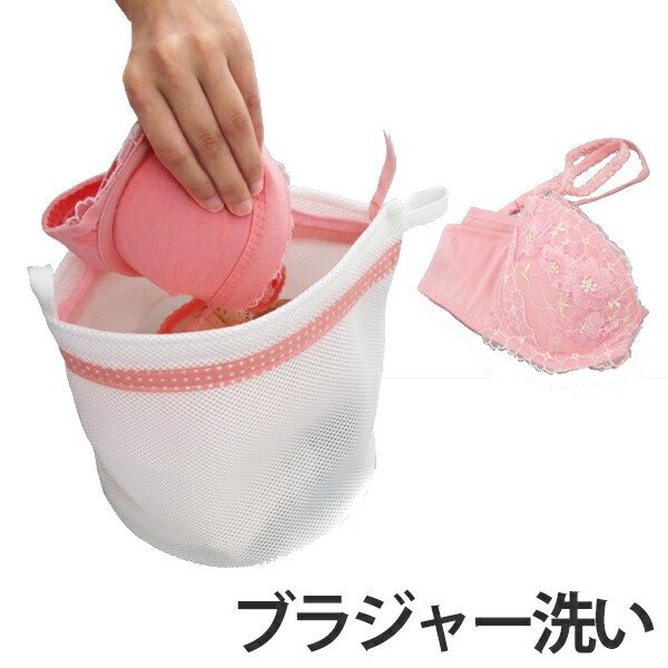 洗濯ネット ブラジャー洗い専用ネット キャッチフック付 （ ランドリーネット 洗濯用品 ネット ランジェリーネット ブラジャーネット ）