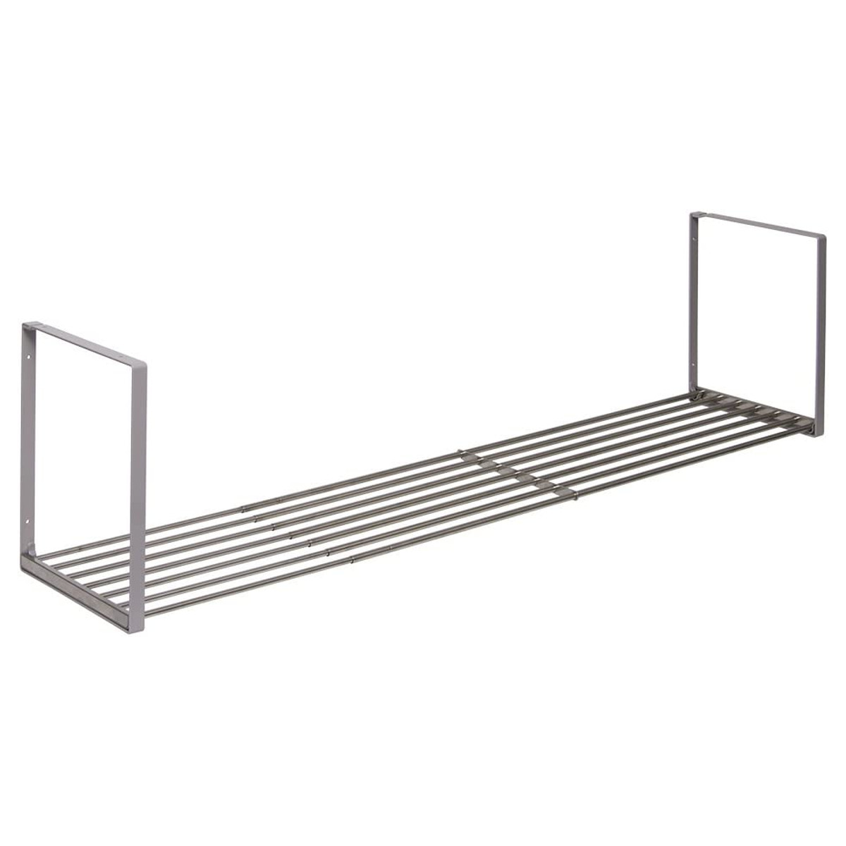 吊戸棚下収納 吊り戸下収納 伸縮式 ねじ止めタイプ 幅90〜120cm 1段