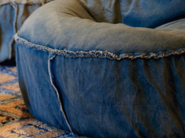 ビーズクッション クッション デニム チェアービーズクッション