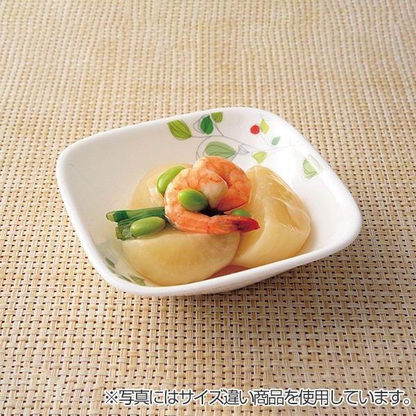 CORELLE（コレール） ボウル 23cm スクエア 白 食器 皿 角皿 グリーン