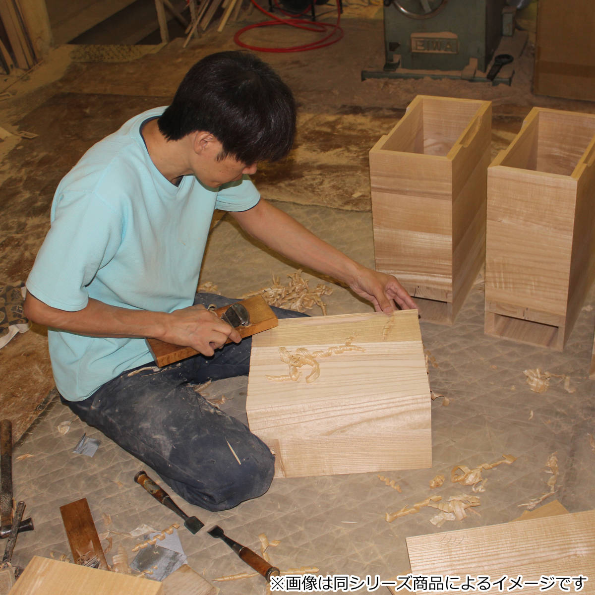 米びつ 桐製 30kg 無地 （ 米櫃 ライスボックス ライスストッカー 30kg