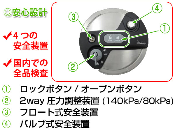 ワンダーシェフ 圧力鍋 3.5L IH対応 オースプラス Wonder chef （ 両手