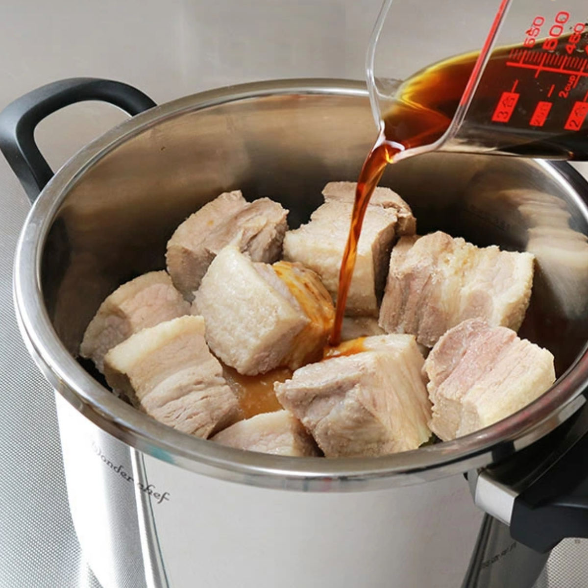 ワンダーシェフ 特価 圧力鍋 5.5L IH対応 21.5cm 圧力切替 エリユム