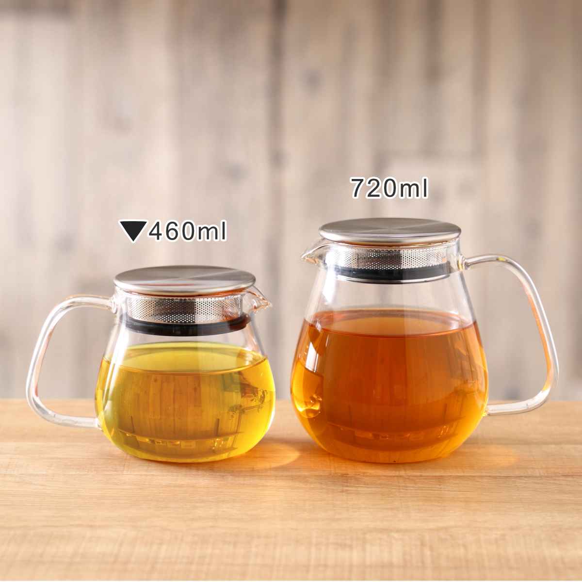 KINTO キントー UNITEA ワンタッチティーポット 460ml （ 耐熱ガラス食