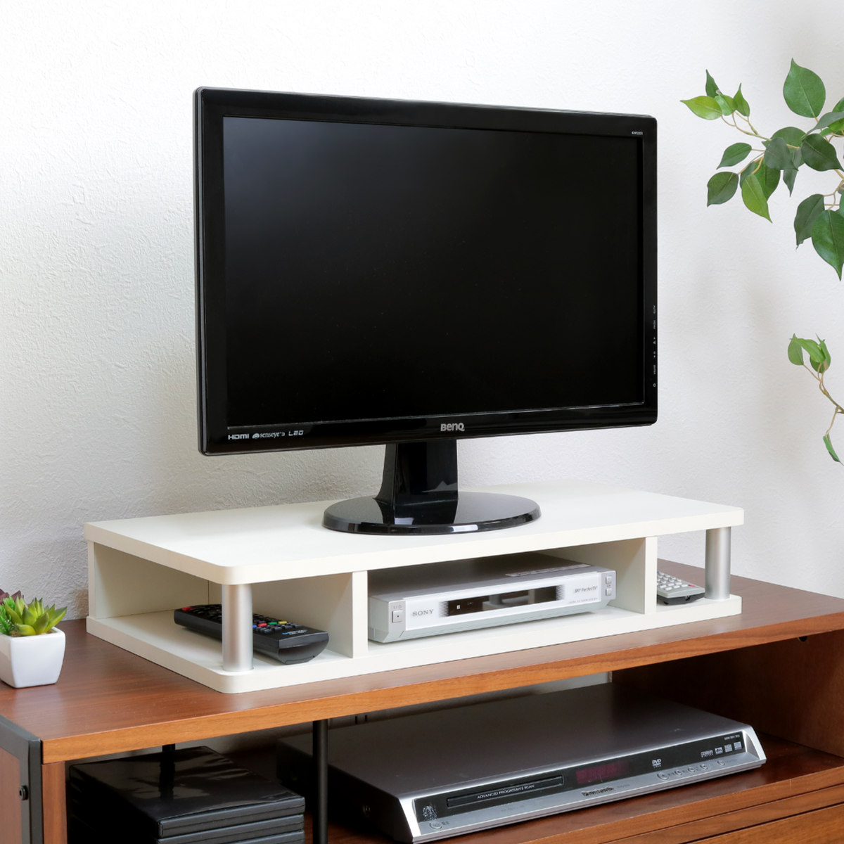 朝日木材加工 ちょい足しラック 幅59cm テレビ台 AVボード （ TV台 TV