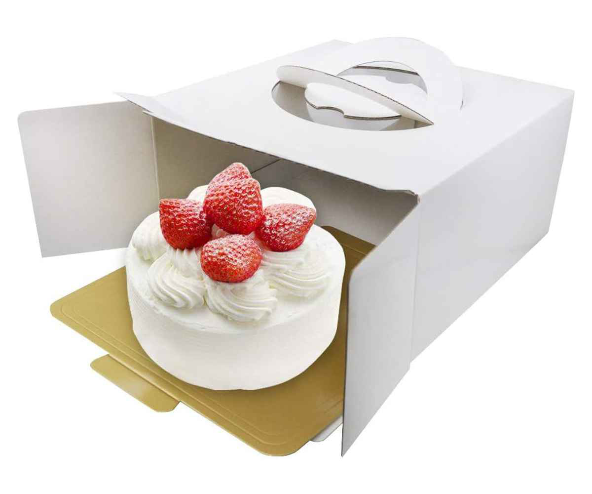 Kai House SELECT ケーキボックス ケーキ箱 15cm用 トレー付き