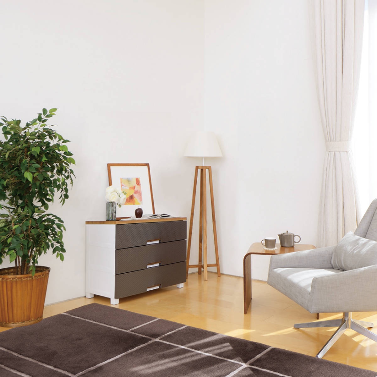 Fits チェスト フィッツプラス メッシュ 3段 幅75×奥行41×高さ66cm