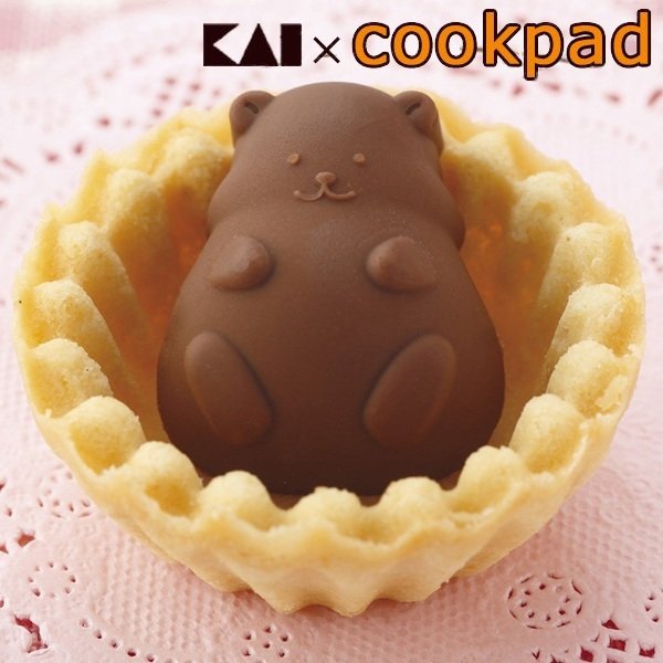 送料無料 店舗 チョコレート型 クマ 抱っこ ふち 抜き型 シリコン製 ミルク