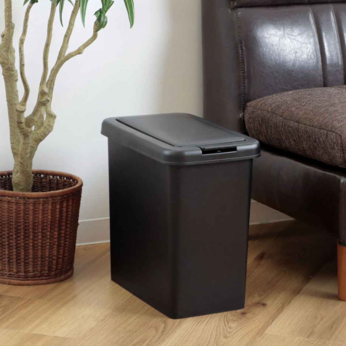 ゴミ箱 ふた付き スリムプッシュ 20L （ ごみ箱 20リットル プッシュ