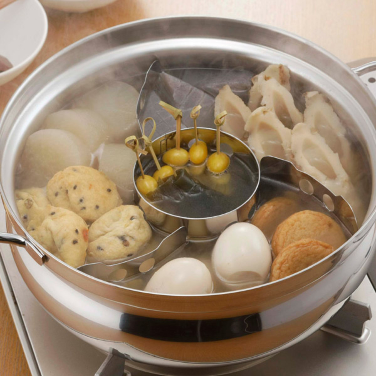 下村企販 おでん仕切り 居酒屋さん フリーサイズ ステンレス製 （ 鍋用