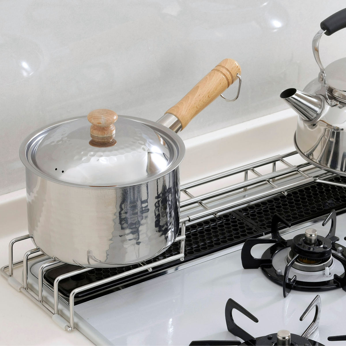 燕三条コンロ奥ラック（キッチン、日用品、文具）のおすすめ人気商品