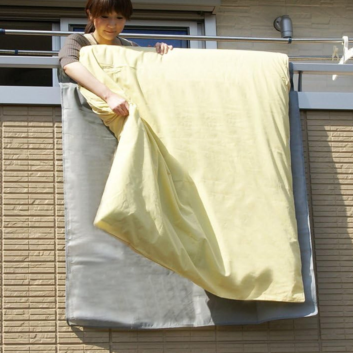 東和産業 布団干し シート ズレない 汚れを防ぐ M wgteh8f Amazon.co.jp : 東和産業 布団干し グレー M ズレない 汚れを防ぐ 2個