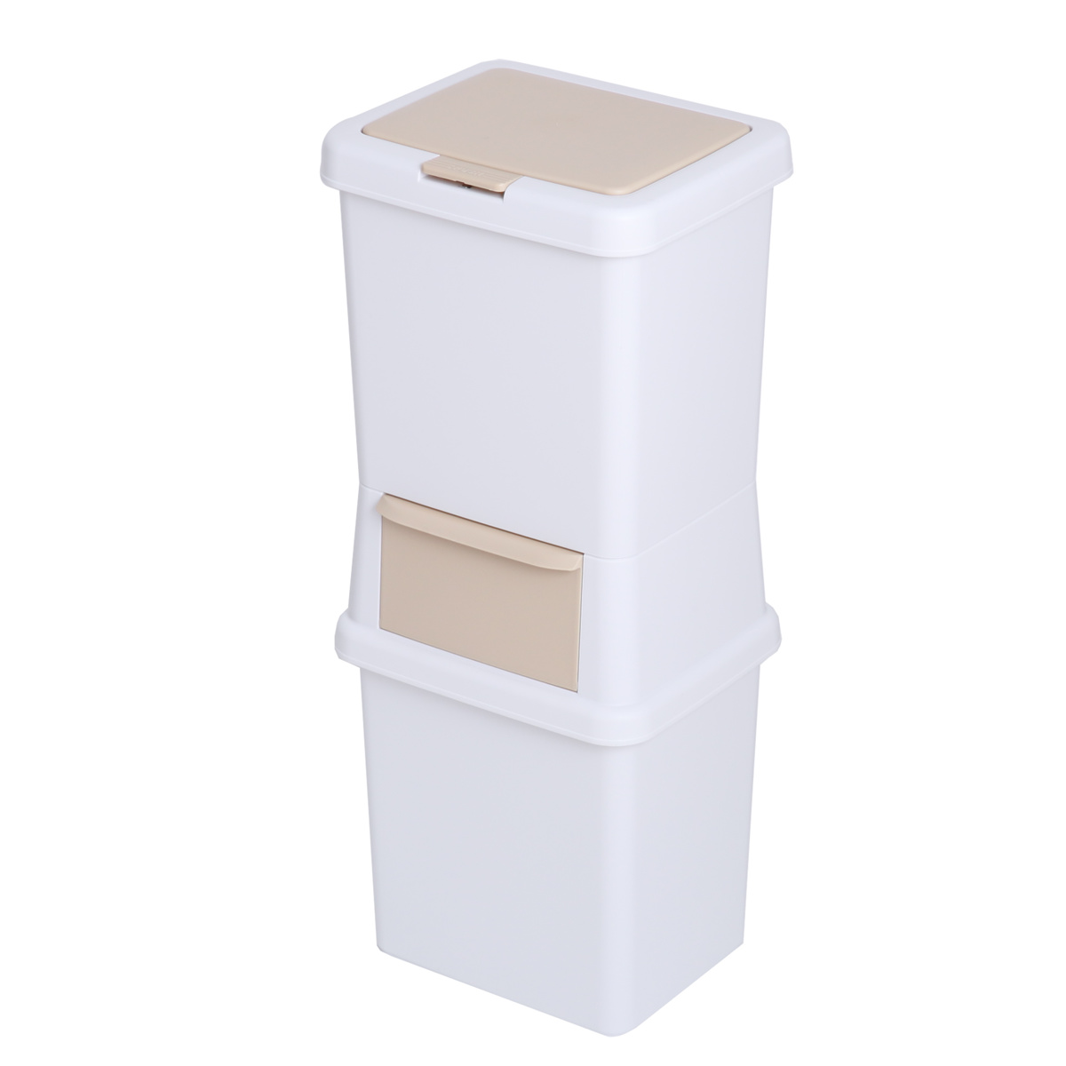 サンコープラスチック ゴミ箱 39L 分別 二段 ダストボックスファイン