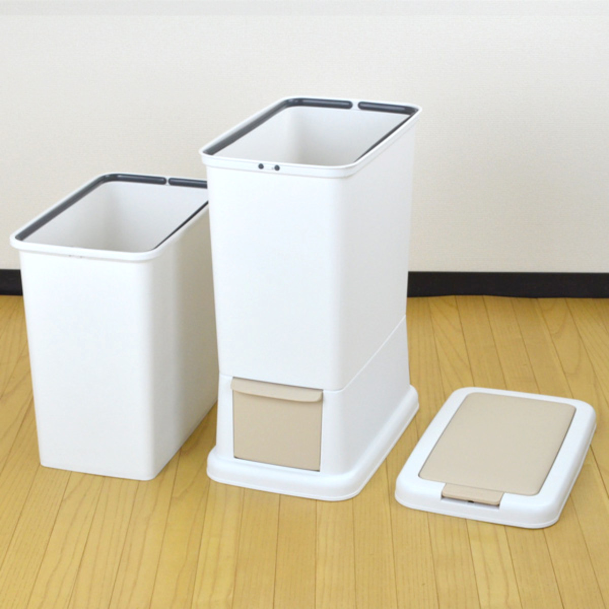 サンコープラスチック ゴミ箱 41L 分別 二段 ダストボックスファイン