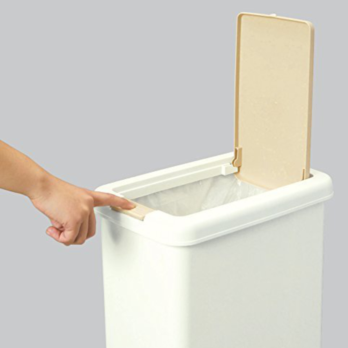 ゴミ箱 47.5L 分別 二段 ダストボックスファイン スリム （ ごみ箱 