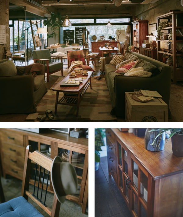 テレビ台 ローボード 天然木 レトロ調 Timber 幅150cm （ テレビラック