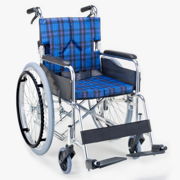 マキテック 車いす 自走式 背折れタイプ 座面幅38cm 非課税 （ 車椅子