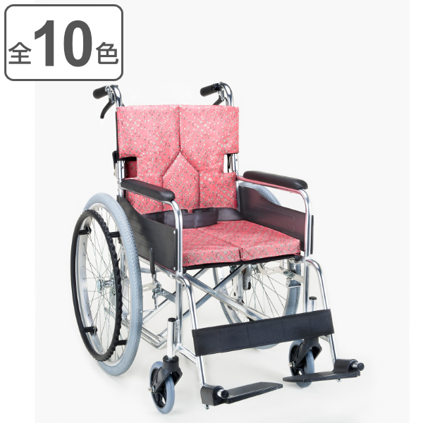 車いす 自走式 背折れタイプ 座面幅40cm 非課税 （ 車椅子 車イス 介護 