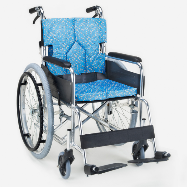 車いす 自走式 背折れタイプ 座面幅42cm 非課税 （ 車椅子 車イス 介護