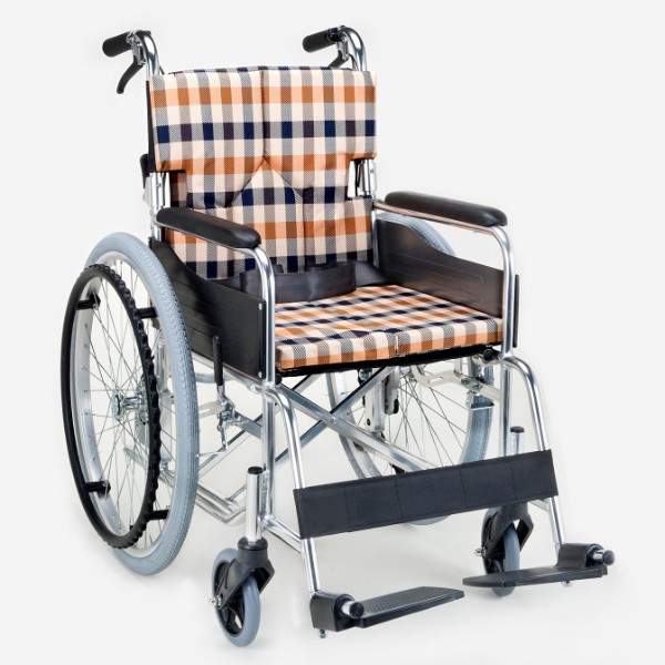 自走式　車椅子　　介護　背折れ 車いす 自走式 背折れタイプ 座面幅42cm 非課税 （ 車椅子 車イス 介護