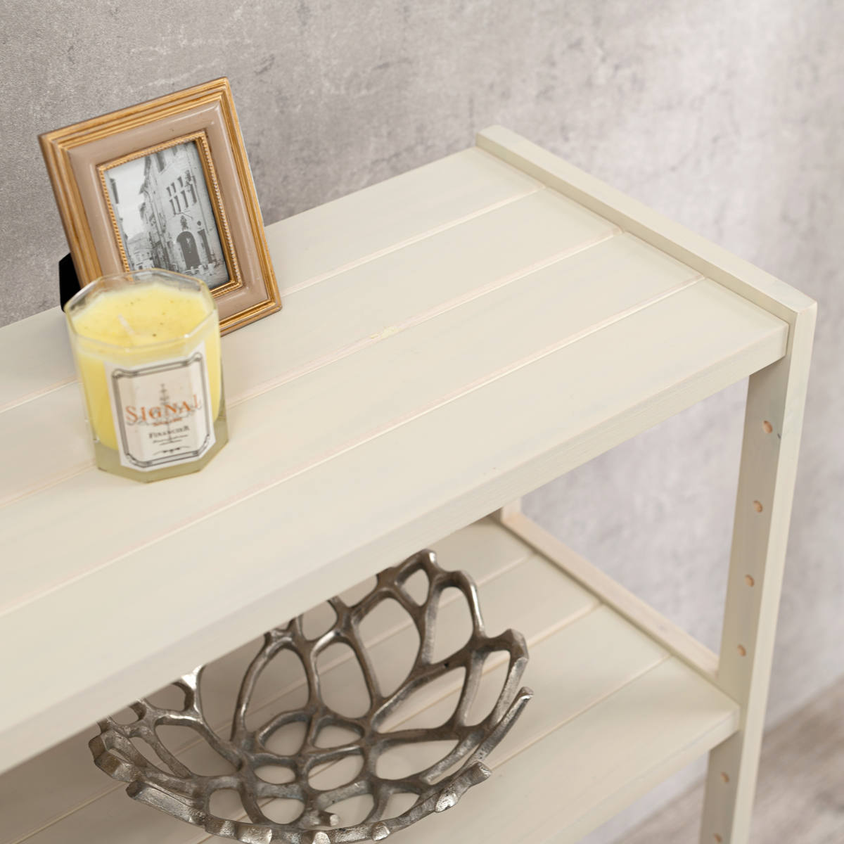 HAGiHARA（萩原） オープンラック 4段 木製 ディスプレイラック ウッド