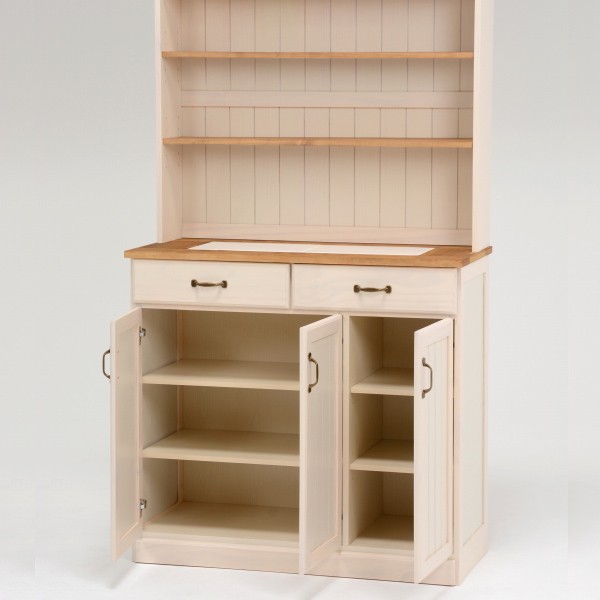 HAGiHARA（萩原） キッチンカウンター 食器棚 オープンタイプ タイル