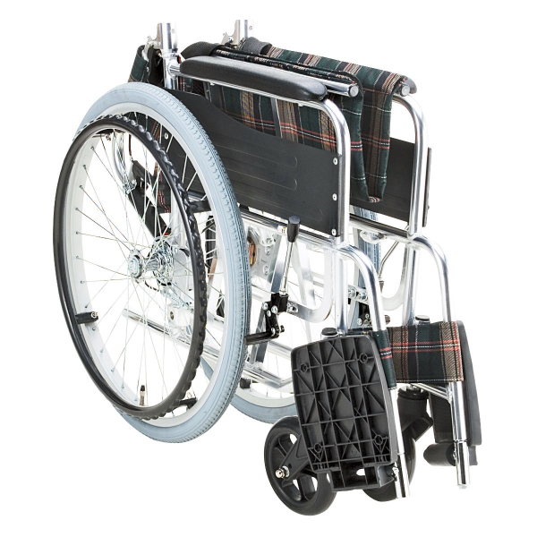 マキテック 車いす 自走式 背折れタイプ KS50ワイドタイプ 座面幅46cm