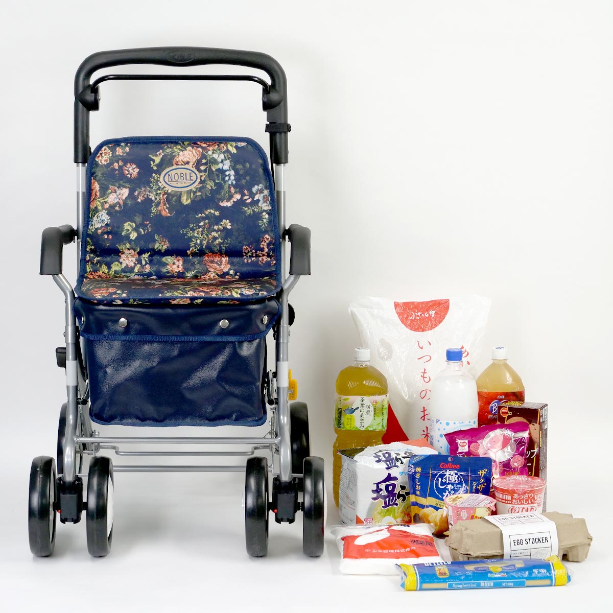 マキテック シルバーカー ノーブル 軽量 コンパクト 座れる おしゃれ