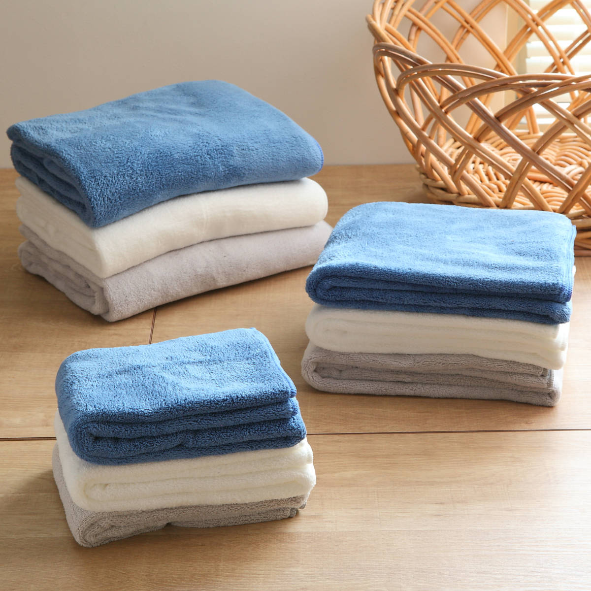 カラリプラス バスタオル （ タオル 吸水 速乾性タオル マイクロ