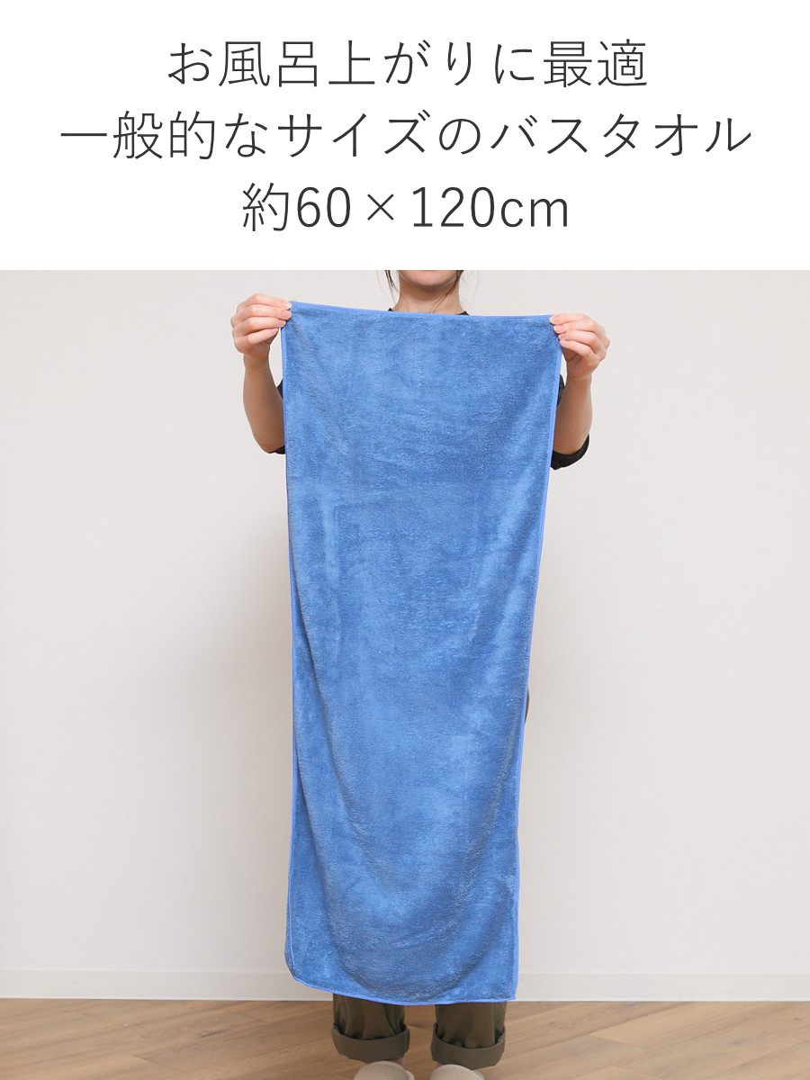 カラリプラス バスタオル 同色5枚セット （ タオル 吸水 速乾性タオル
