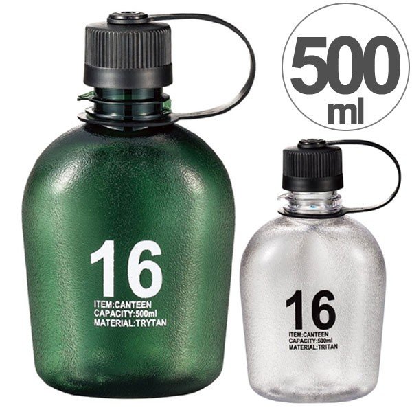 水筒 プラスチック製 クリアボトル キャンティーン ANCIENT 500ml