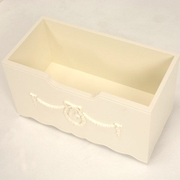 ベンチチェスト 収納ボックス付 姫系 ロマンチック 幅75cm （ ベンチ 収納 子供部屋 ）_5