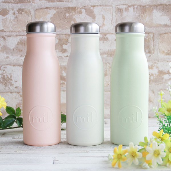 和平フレイズ 水筒 直飲み mil マグボトル 480ml ミルク瓶 保温 保冷