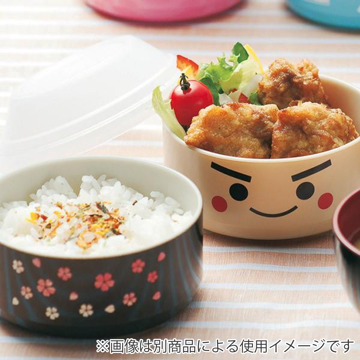 お弁当箱 2段 HAKOYA ねこしぐさ こけし二段弁当 お椀付き 440ml 日本