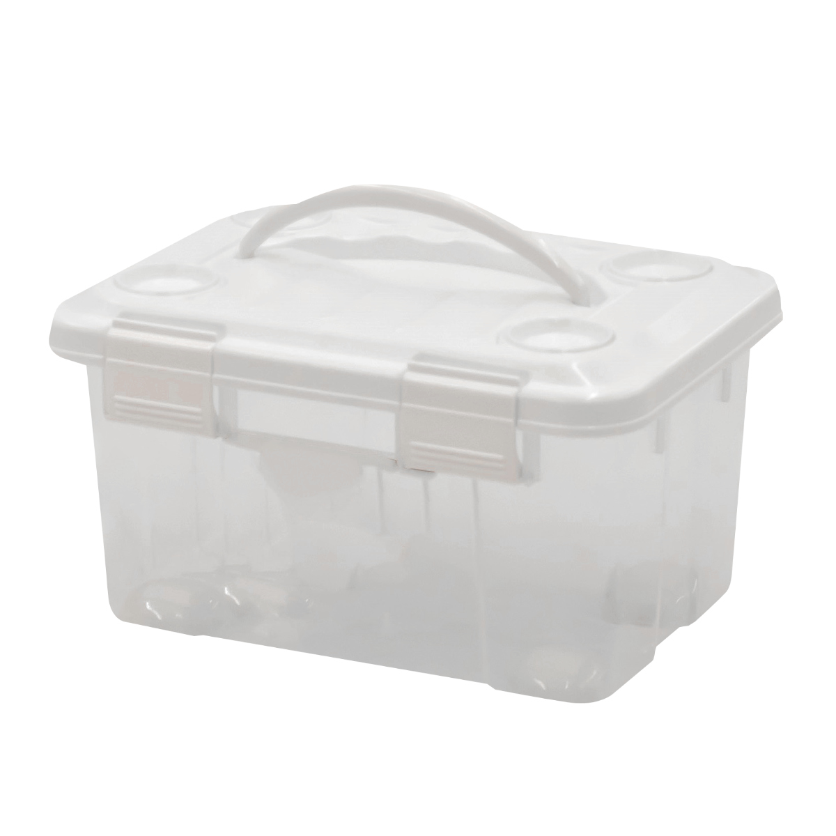 天馬 収納ボックス 幅36×奥行27×高さ21cm フタ付き 持ち手付き