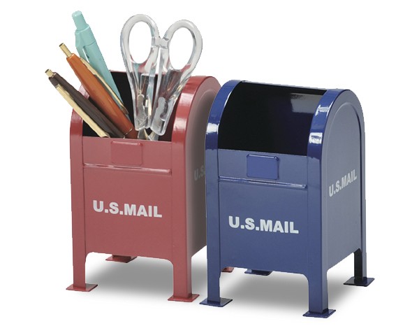 匿名配送ヴィンテージ テレグラフ付きペン立て ☆匿名配送