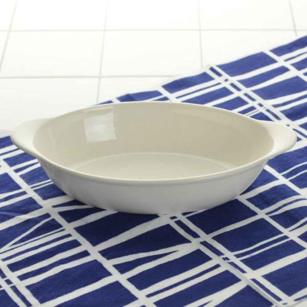 グラタン皿 23cm オーバル 軽量強化磁器 fortemore フォルテモア （ 食