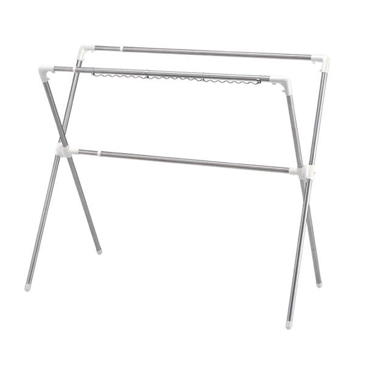 PORISH 室内物干し 伸縮式布団干しX型S ステンレス （ 伸縮 X型 クロス