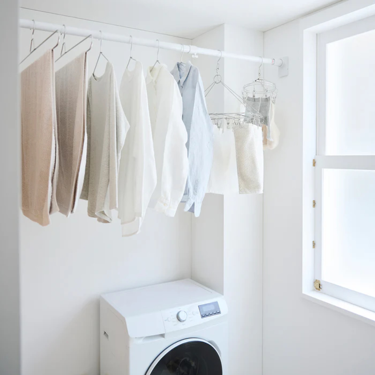 突っ張り棒 取付幅：170〜280cm L 簡単設置 極太ポール 2本セット