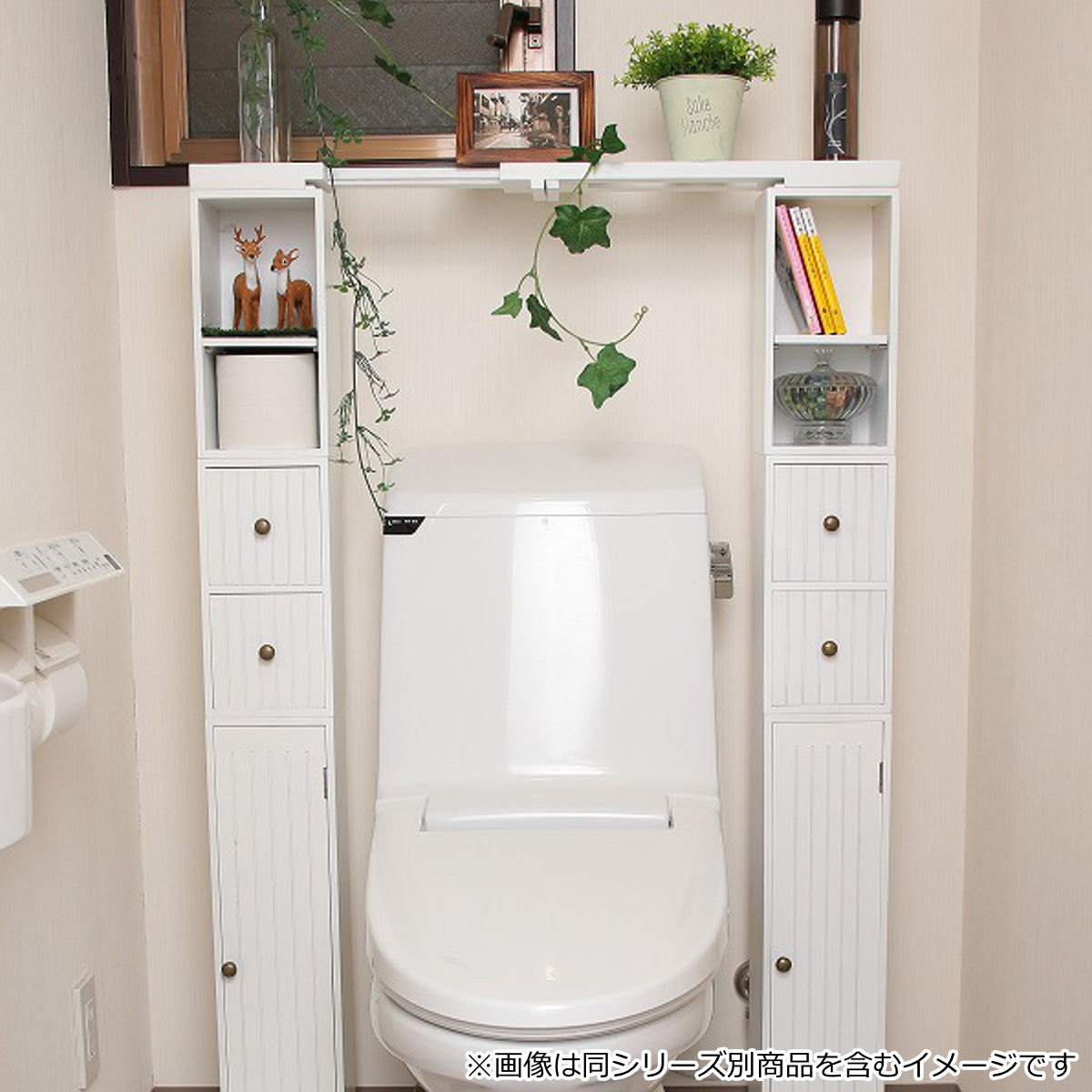OSMAC トイレ収納 スタッキングdeトイレ収納扉 （ トイレ用品 収納 扉