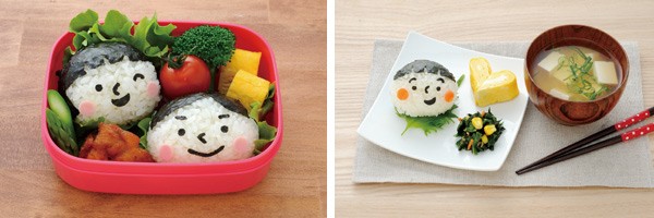 おにぎり押し型 にこにこかおむすびセット おにぎり抜き型 キャラ弁
