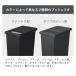 ゴミ箱 45L ペダル ユニード プッシュ&ペダル ( 45リットル ふた付き 分別キッチン ダストボックス スリム 分別ゴミ箱 棚下 カウンター下 ) 関連画像4