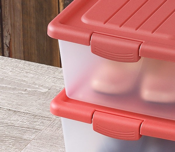 収納ボックス M 幅32×奥行46×高さ19cm A4 おもちゃ箱 収納 フタ付き