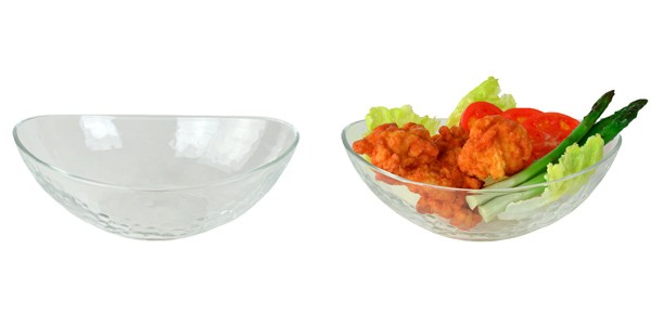 オーバルボウル 24cm ガラス食器 グラシュー （ ボウル 器 ガラス 食器
