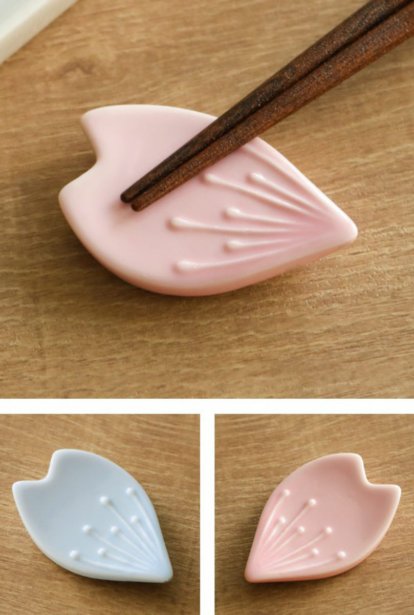 箸置き 花びら 日本製 5個セット （ 箸置 はし置き カトラリーレスト