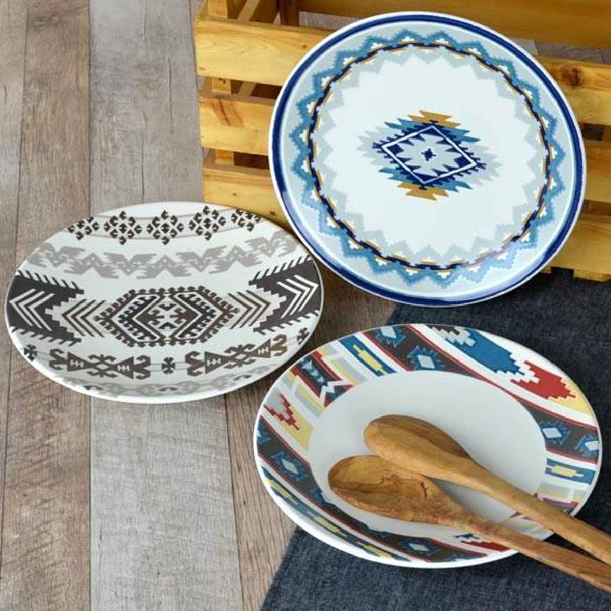 プレート 25cm ウィークエンド ロンバス 洋食器 硬質陶器 （ 皿 食器